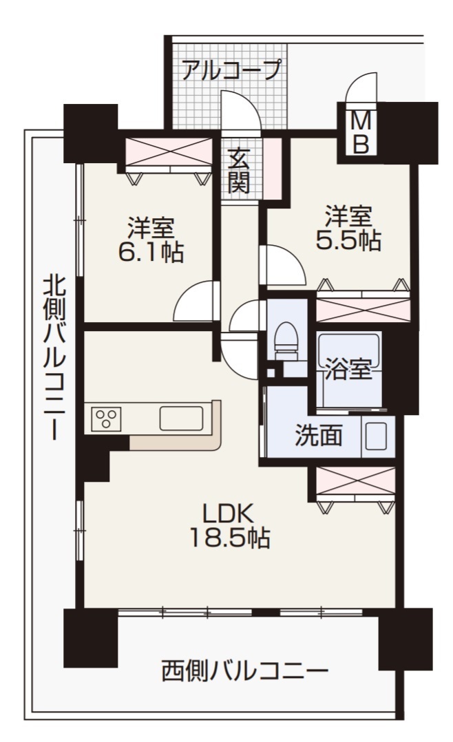 アルファステイツ西川緑道公園５０１号室オープンハウスします