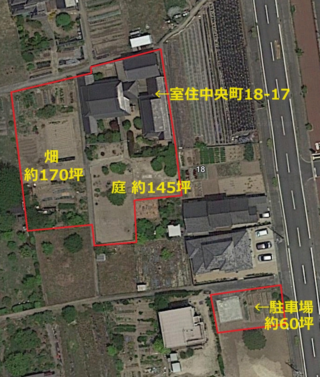 ～　光市室積中央町で農地付き住宅の販売　～