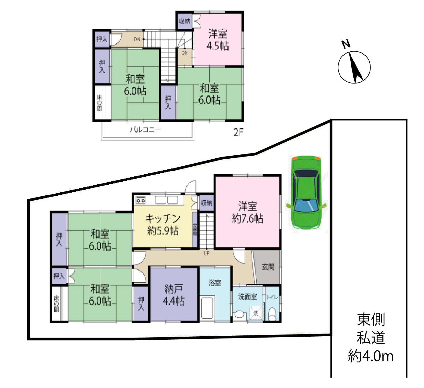 山口県萩市山田の一戸建て住宅