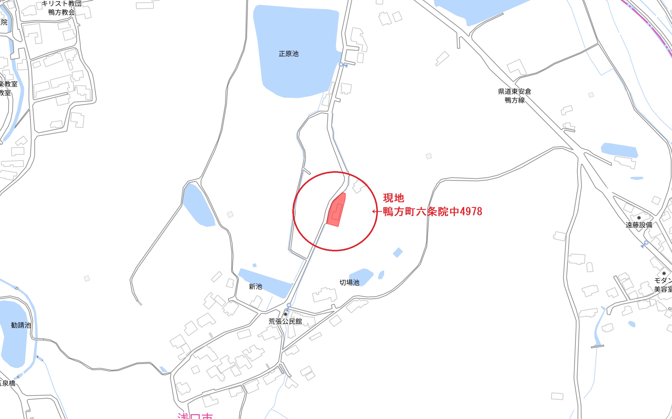 岡山県浅口市鴨方町六条院中　分譲地