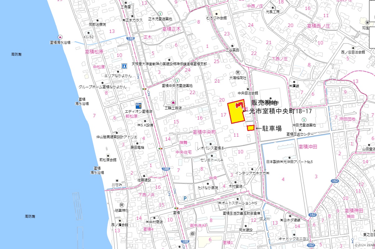 山口県光市室積中央町　一戸建て住宅